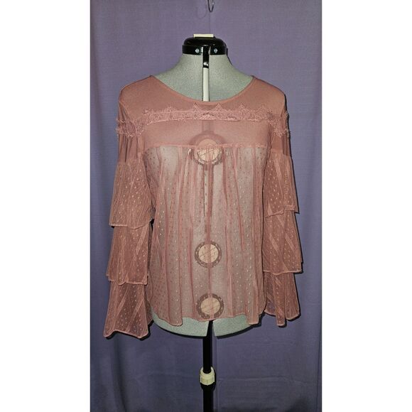 Sequin Hearts, Pink, Top, Size: S - Picture 1 of 4
